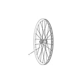 Zipp Spokes & Nipples & Washers Cx Ray Straight-Pull External Hex Secure Lock Black Oxide 244Mm (3 Pcs)